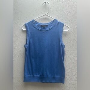 Brooks Brothers Azure Supima Cotton Sleeveless Top
